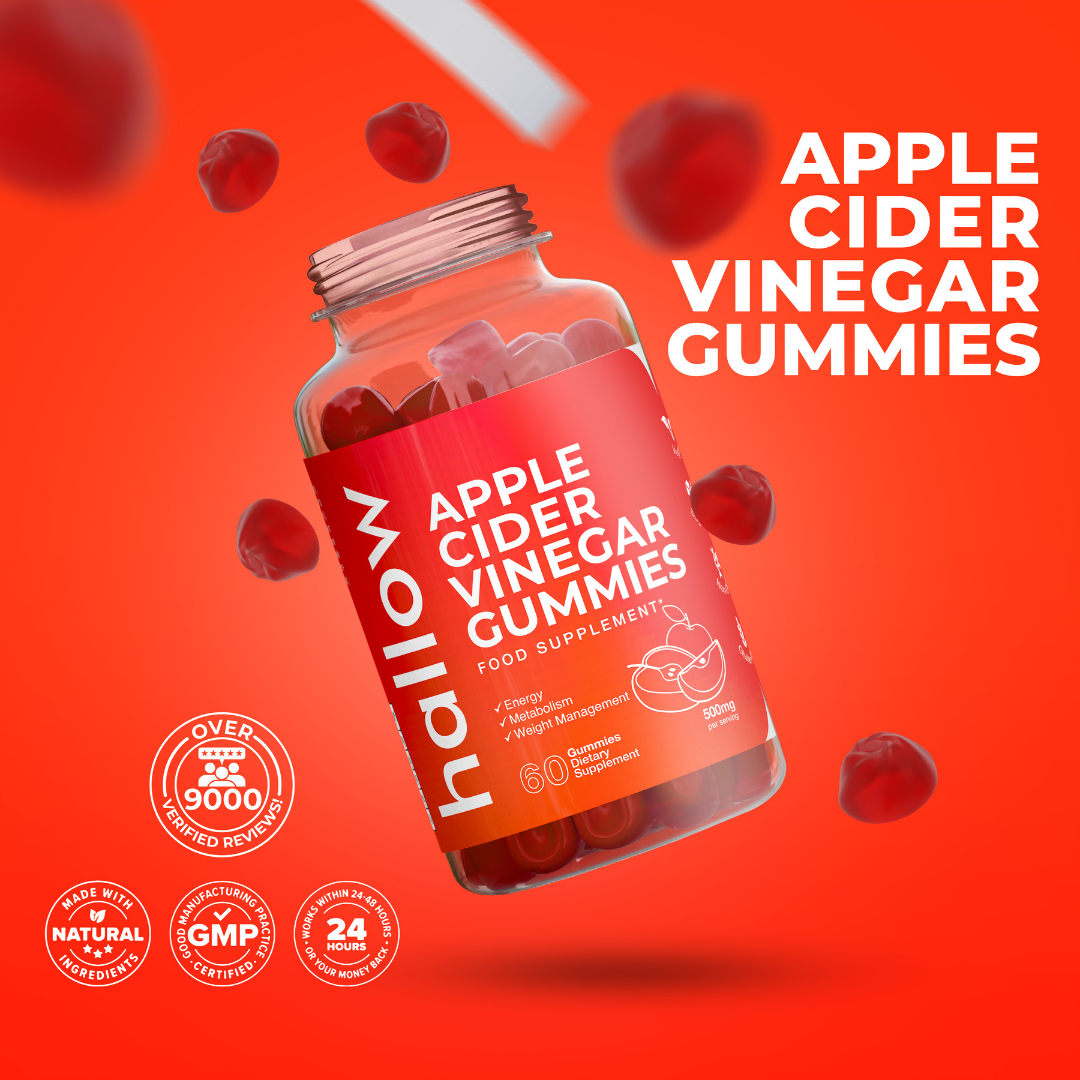 Hallow Apple Cider Vinegar Gummies - 60 gummies